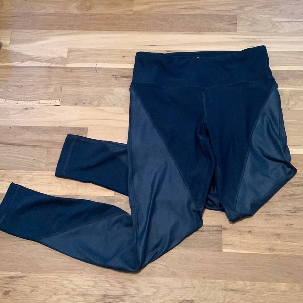 90 Degree By Reflex High Waist Ankle Leggings Teal Women’s S